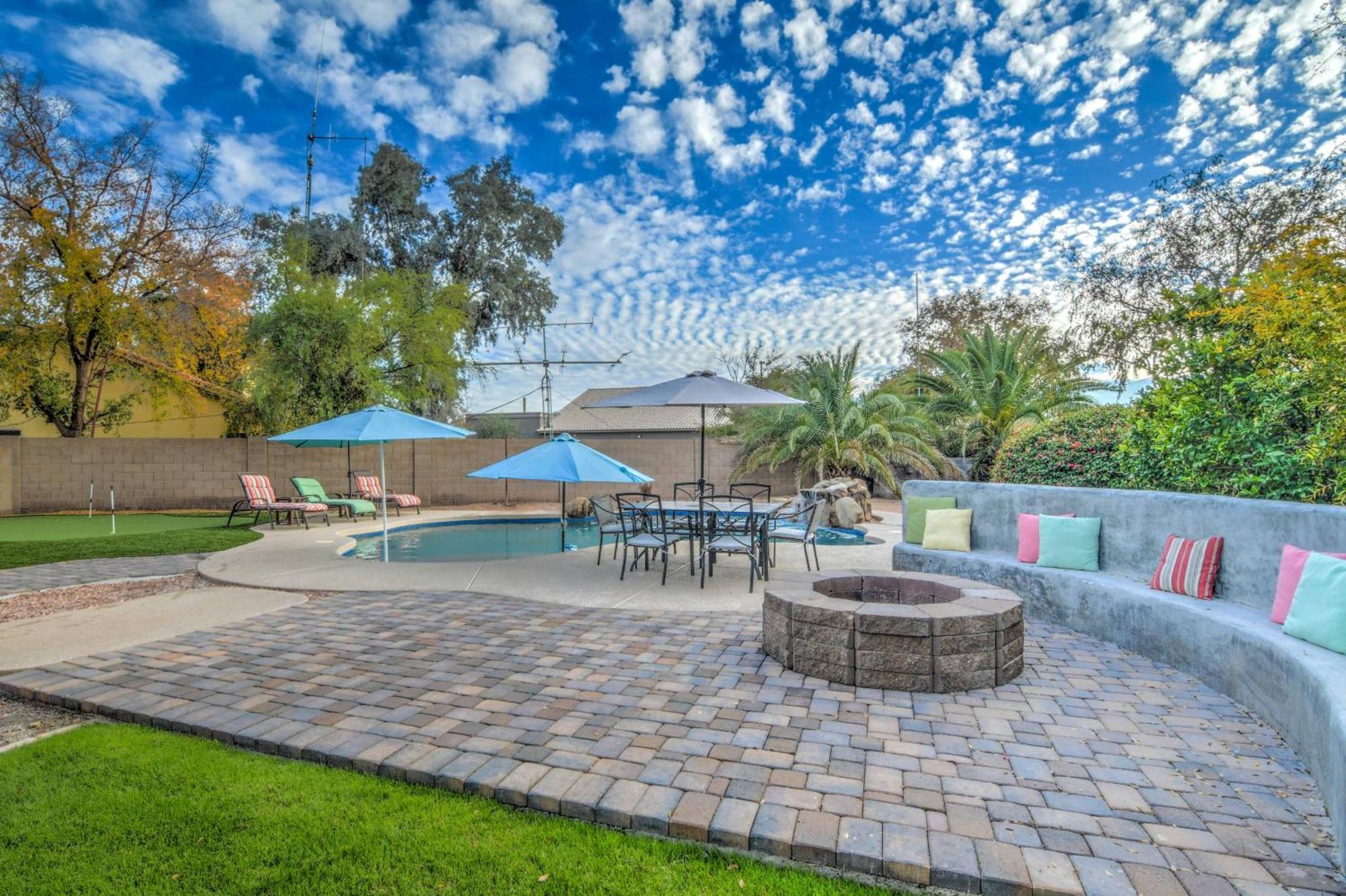 Route 66 Oasis In Downtown Gilbert With Heated Pool & Mini Golf Villa Exteriör bild